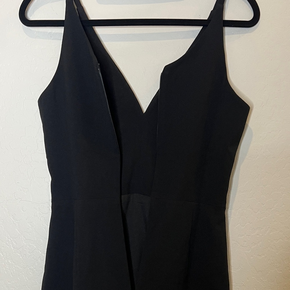 Dress the Population Black Lyla Crepe Midi Dress size Small - Picture 8 of 11